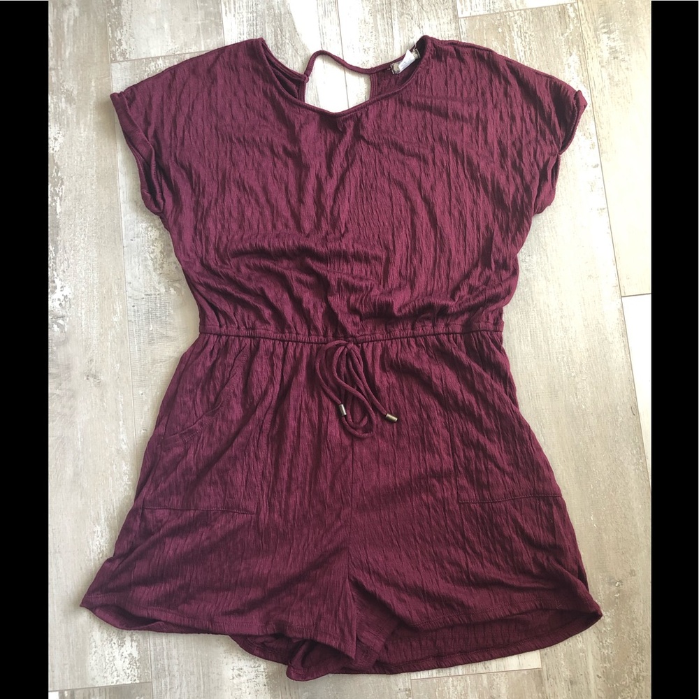 Romper burgundy